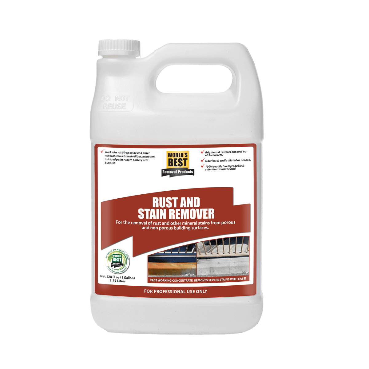 World's Best Rust Stain Remover – World's Best Graffiti Removal