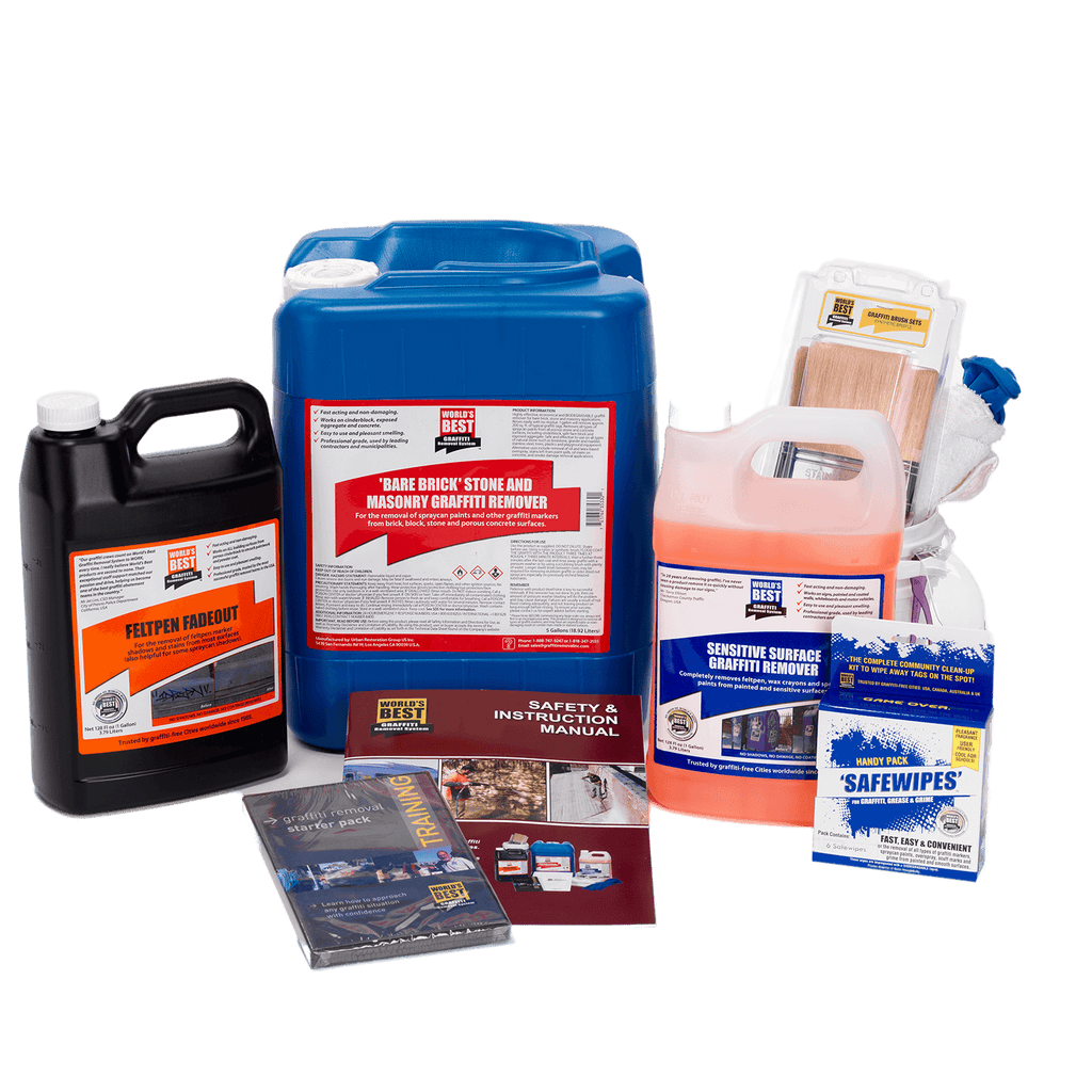 World's Best Professional Starter Pack for Graffiti Removal Available in Canada