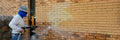 How Texas EnviroBlast Removed Paint from 80,000 Square Feet of Brick