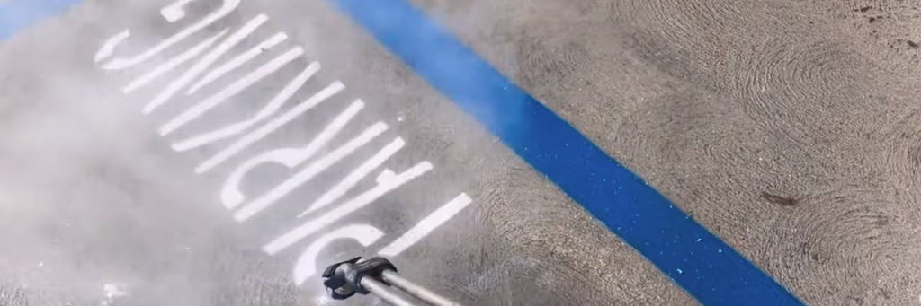 Pressure Washing Paint From Concrete