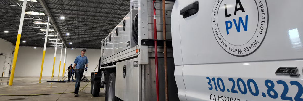 Removing 6,942 Feet of Line Stripes - Efficient Paint & Striping Removal