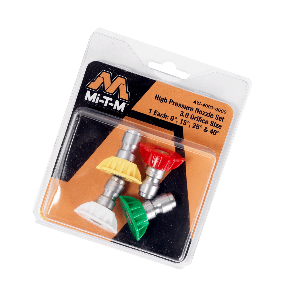 World's Best Mi-t-m Hot water High Pressure Nozzle Set