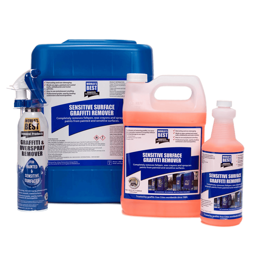 World's Best Sensitive Surface Graffiti Remover Pack Shot Available in Canada